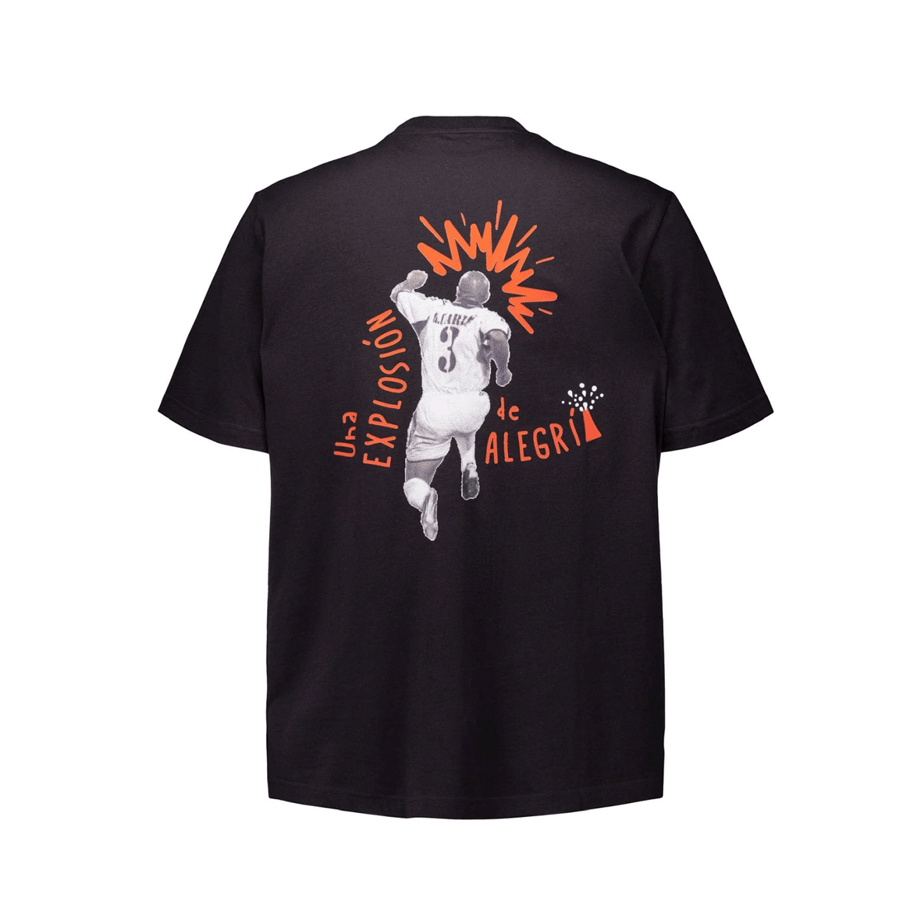 Mens T-Shirt Roberto Carlos adidas Magic Moments Black